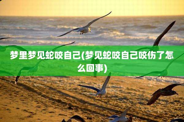 梦里梦见蛇咬自己(梦见蛇咬自己咬伤了怎么回事)