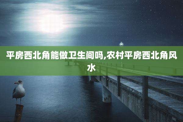 平房西北角能做卫生间吗,农村平房西北角风水