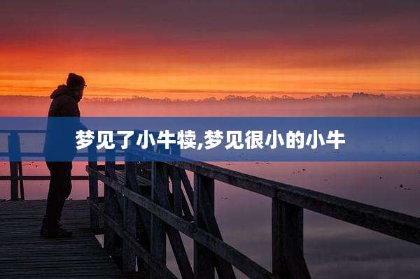梦见了小牛犊,梦见很小的小牛