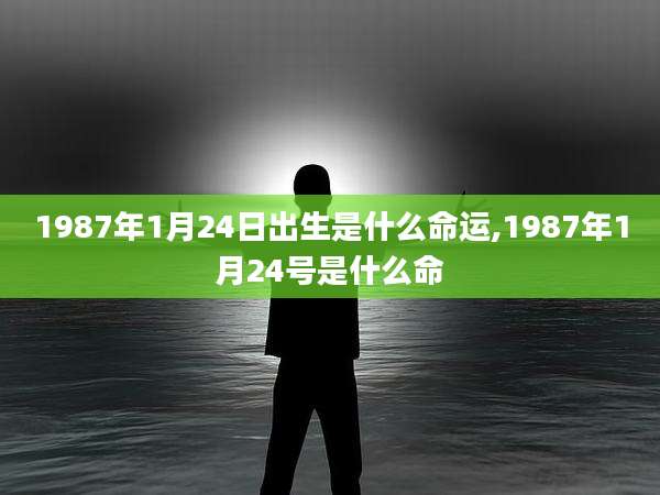 1987年1月24日出生是什么命运,1987年1月24号是什么命