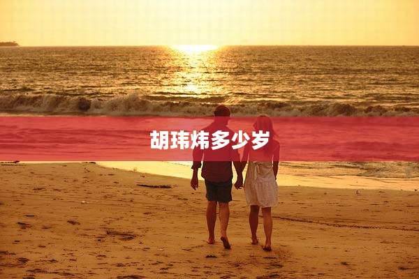 胡玮炜多少岁