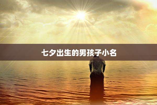 七夕出生的男孩子小名