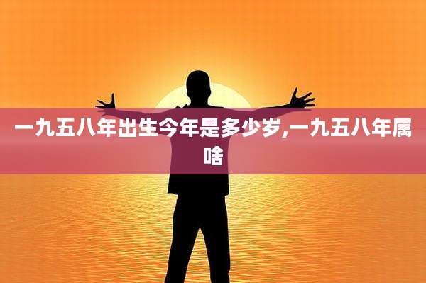 一九五八年出生今年是多少岁,一九五八年属啥