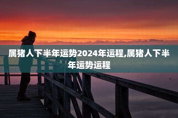 属猪人下半年运势2024年运程,属猪人下半年运势运程