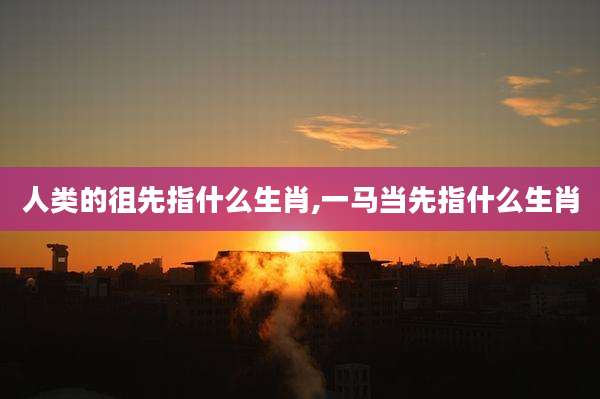人类的徂先指什么生肖,一马当先指什么生肖