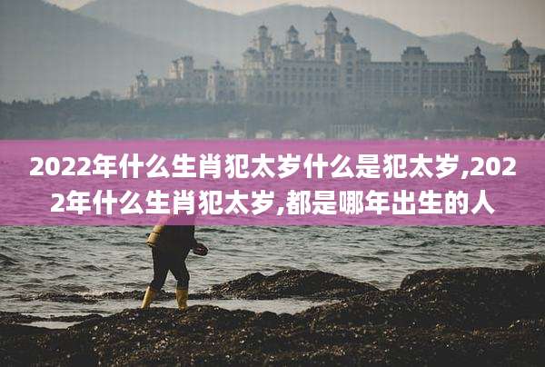 2022年什么生肖犯太岁什么是犯太岁,2022年什么生肖犯太岁,都是哪年出生的人