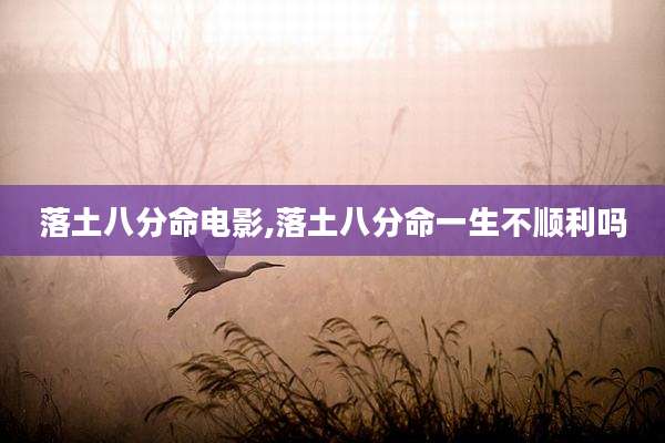 落土八分命电影,落土八分命一生不顺利吗