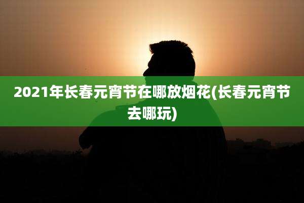 2021年长春元宵节在哪放烟花(长春元宵节去哪玩)