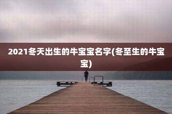 2021冬天出生的牛宝宝名字(冬至生的牛宝宝)