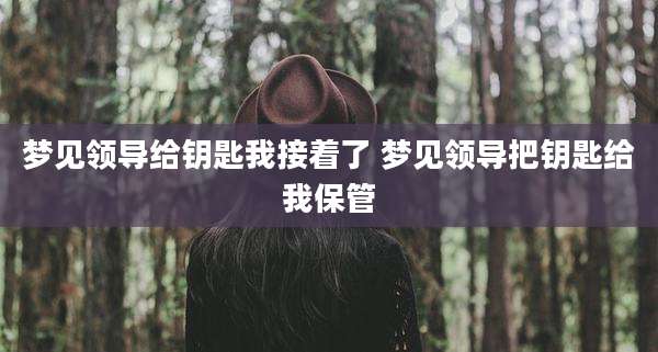 梦见领导给钥匙我接着了 梦见领导把钥匙给我保管
