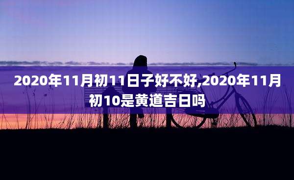 2020年11月初11日子好不好,2020年11月初10是黄道吉日吗