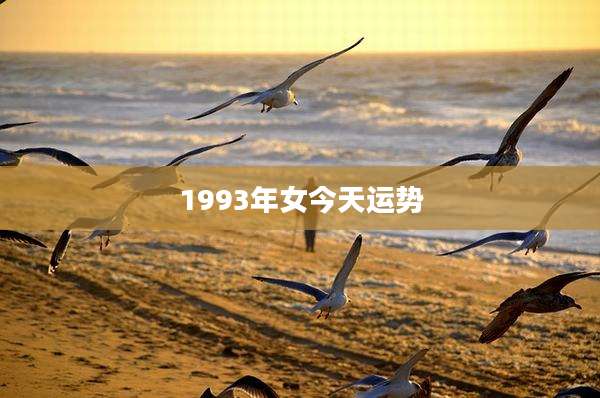 1993年女今天运势