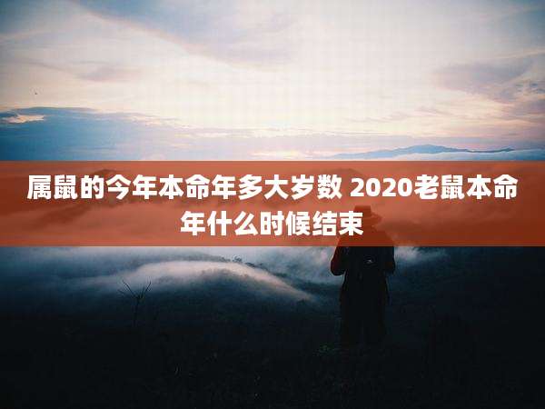 属鼠的今年本命年多大岁数 2020老鼠本命年什么时候结束