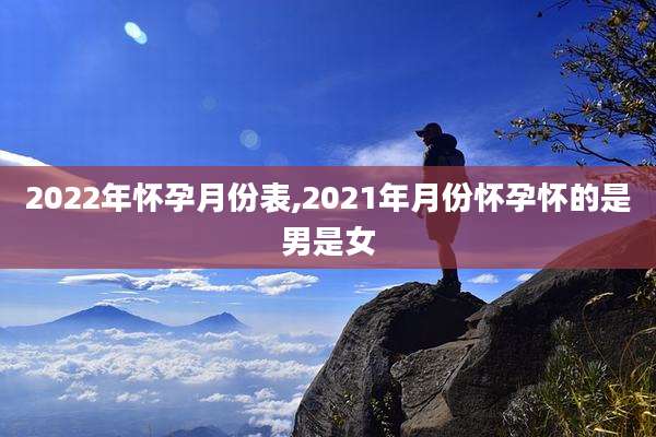 2022年怀孕月份表,2021年月份怀孕怀的是男是女