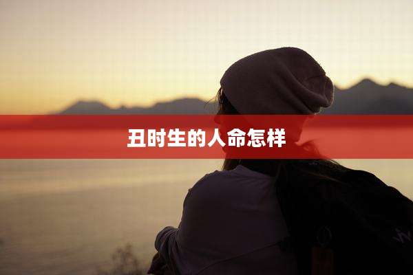 丑时生的人命怎样
