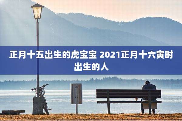 正月十五出生的虎宝宝 2021正月十六寅时出生的人
