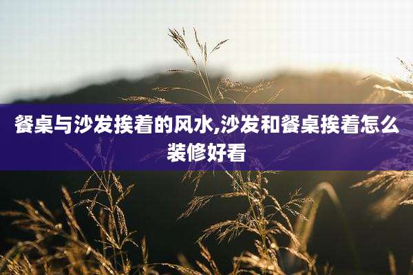 餐桌与沙发挨着的风水,沙发和餐桌挨着怎么装修好看