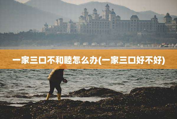 一家三口不和睦怎么办(一家三口好不好)