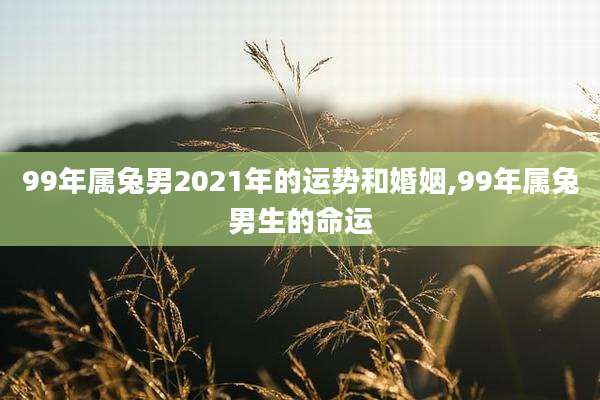 99年属兔男2021年的运势和婚姻,99年属兔男生的命运