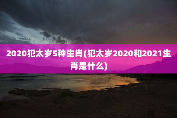 2020犯太岁5种生肖(犯太岁2020和2021生肖是什么)