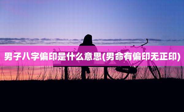 男子八字偏印是什么意思(男命有偏印无正印)
