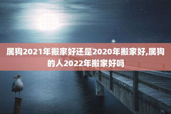 属狗2021年搬家好还是2020年搬家好,属狗的人2022年搬家好吗