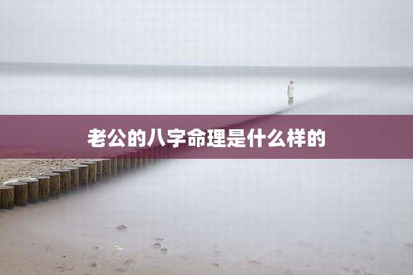 老公的八字命理是什么样的