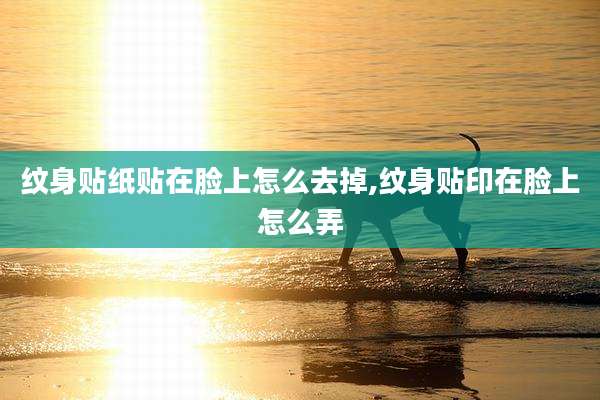 纹身贴纸贴在脸上怎么去掉,纹身贴印在脸上怎么弄