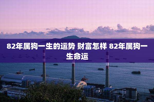 82年属狗一生的运势 财富怎样 82年属狗一生命运