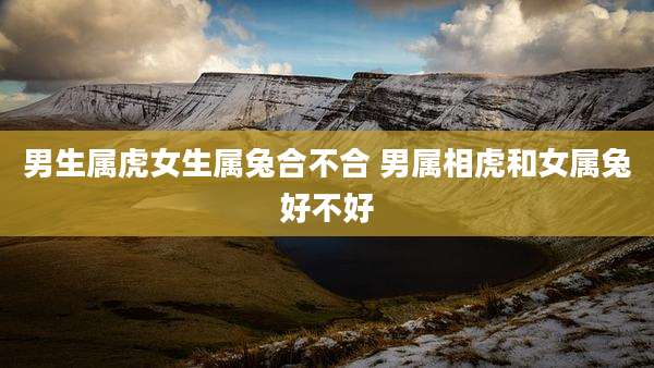 男生属虎女生属兔合不合 男属相虎和女属兔好不好