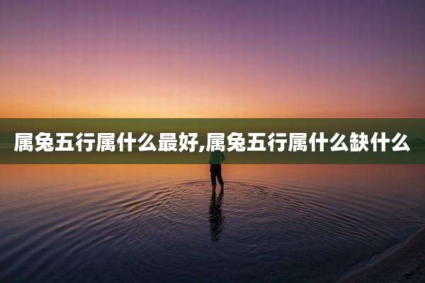 属兔五行属什么最好,属兔五行属什么缺什么