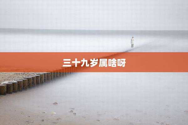 三十九岁属啥呀