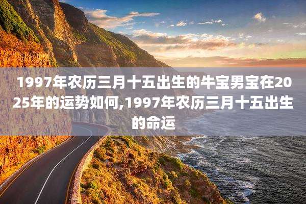 1997年农历三月十五出生的牛宝男宝在2025年的运势如何,1997年农历三月十五出生的命运