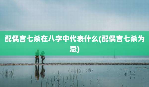 配偶宫七杀在八字中代表什么(配偶宫七杀为忌)