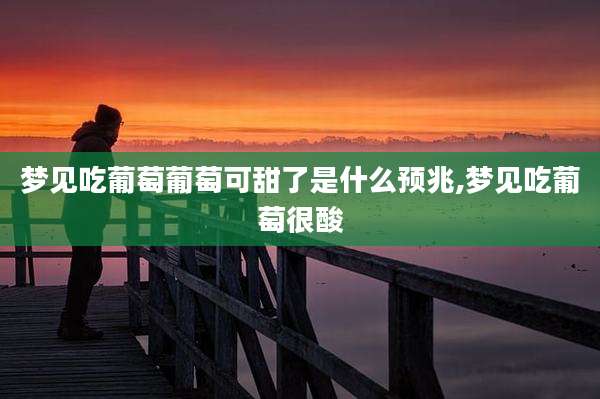 梦见吃葡萄葡萄可甜了是什么预兆,梦见吃葡萄很酸