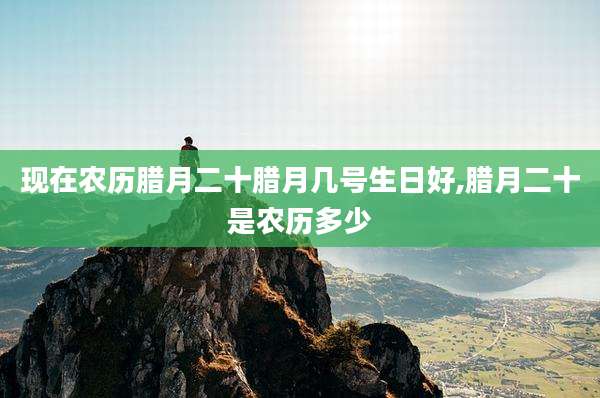 现在农历腊月二十腊月几号生日好,腊月二十是农历多少