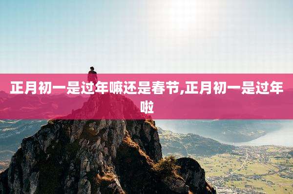 正月初一是过年嘛还是春节,正月初一是过年啦