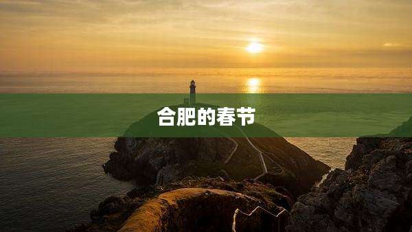 合肥的春节