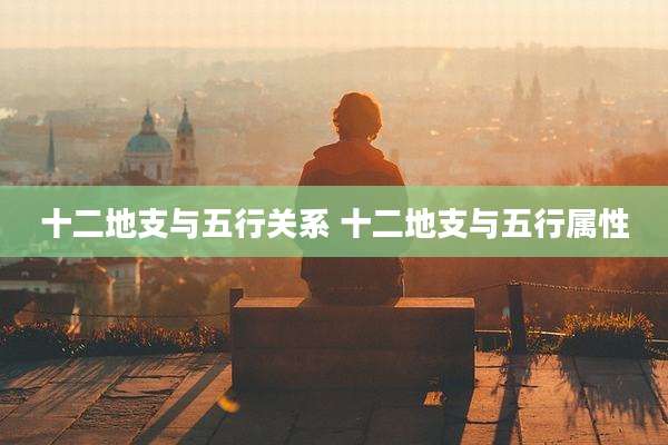 十二地支与五行关系 十二地支与五行属性