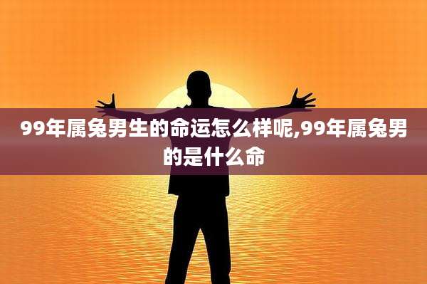 99年属兔男生的命运怎么样呢,99年属兔男的是什么命