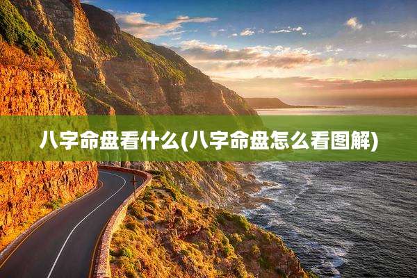 八字命盘看什么(八字命盘怎么看图解)