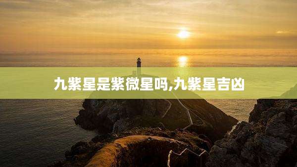 九紫星是紫微星吗,九紫星吉凶