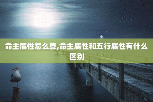 命主属性怎么算,命主属性和五行属性有什么区别
