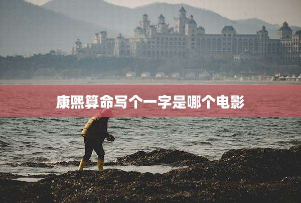 康熙算命写个一字是哪个电影