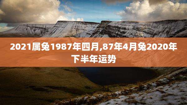 2021属兔1987年四月,87年4月兔2020年下半年运势