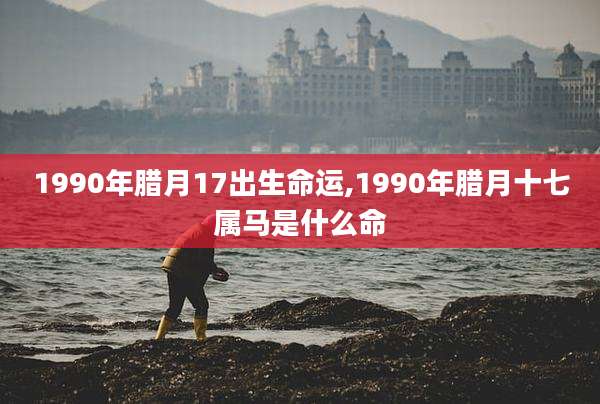 1990年腊月17出生命运,1990年腊月十七属马是什么命