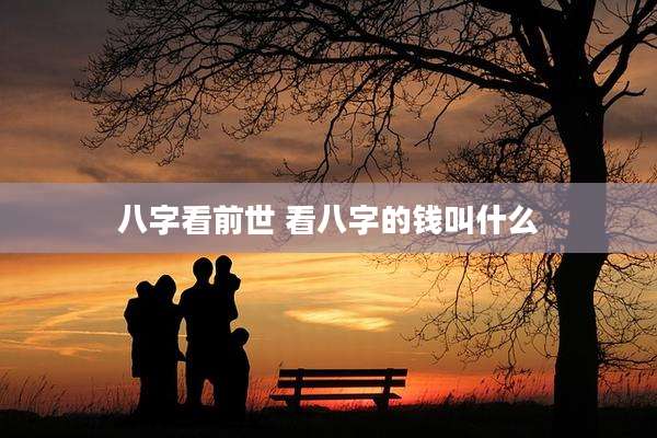 八字看前世 看八字的钱叫什么