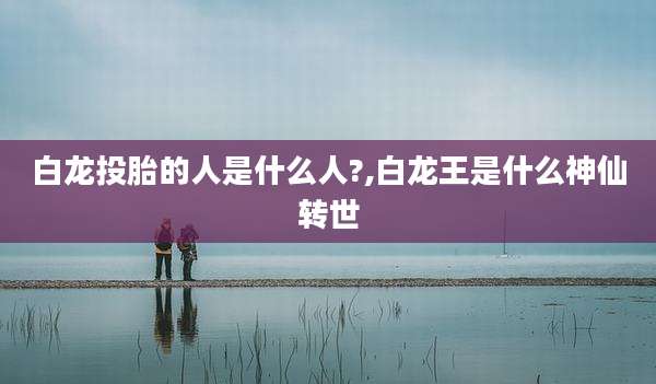 白龙投胎的人是什么人?,白龙王是什么神仙转世