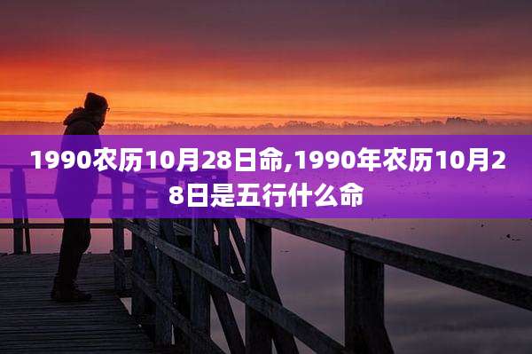 1990农历10月28日命,1990年农历10月28日是五行什么命