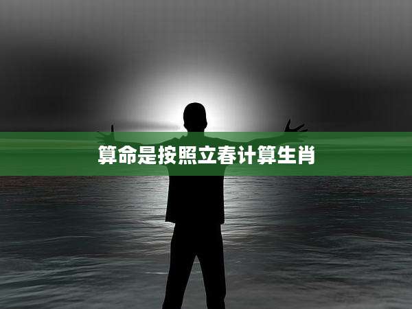 算命是按照立春计算生肖